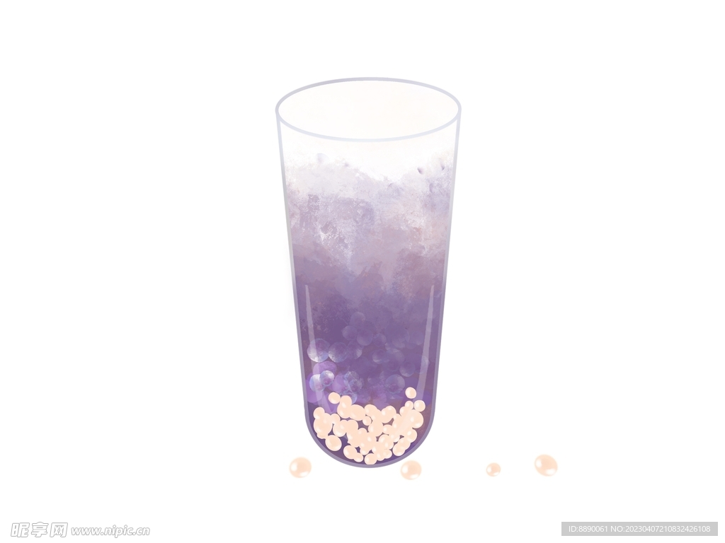 手绘奶茶