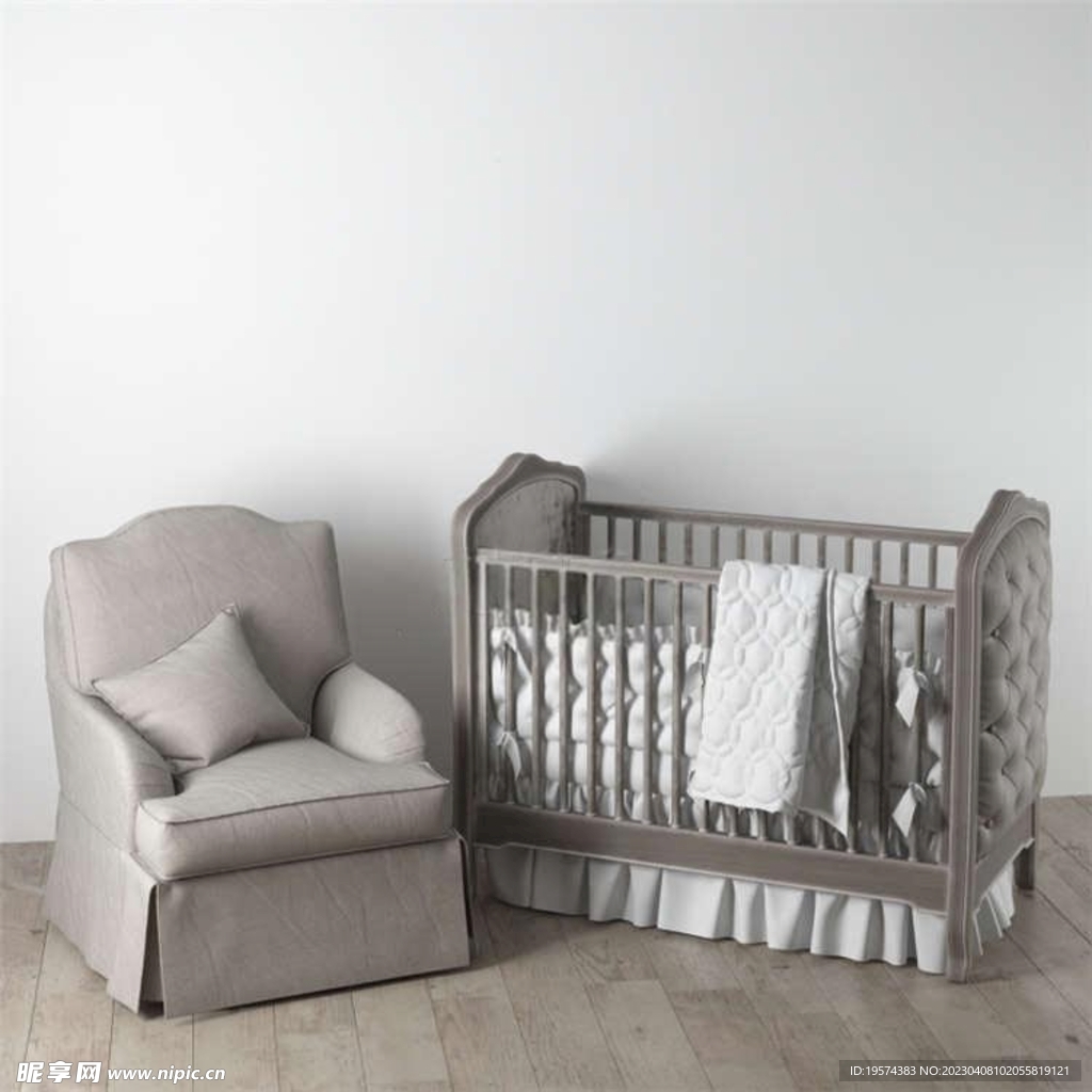 脚轮摇篮 - JASMIN - Geuther - 山毛榉木 / 布料 / 用于婴儿
