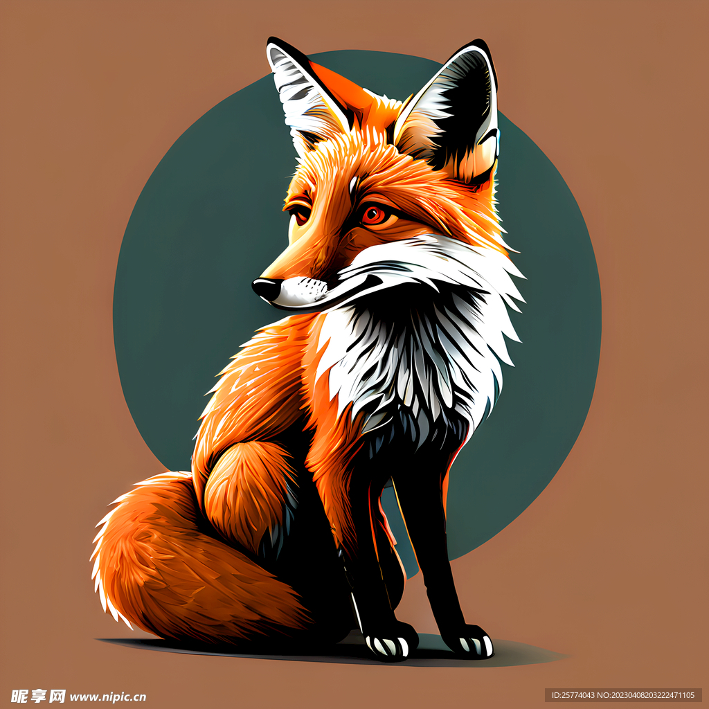 狐狸插画图标