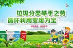 垃圾分类展板海报