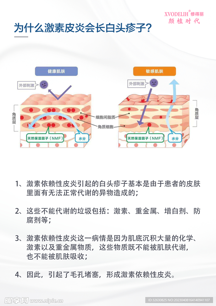 关于激素皮炎敏感肌的知识