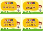 卡通提示牌