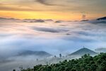 山间云海