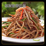 茶树菇捞肚丝