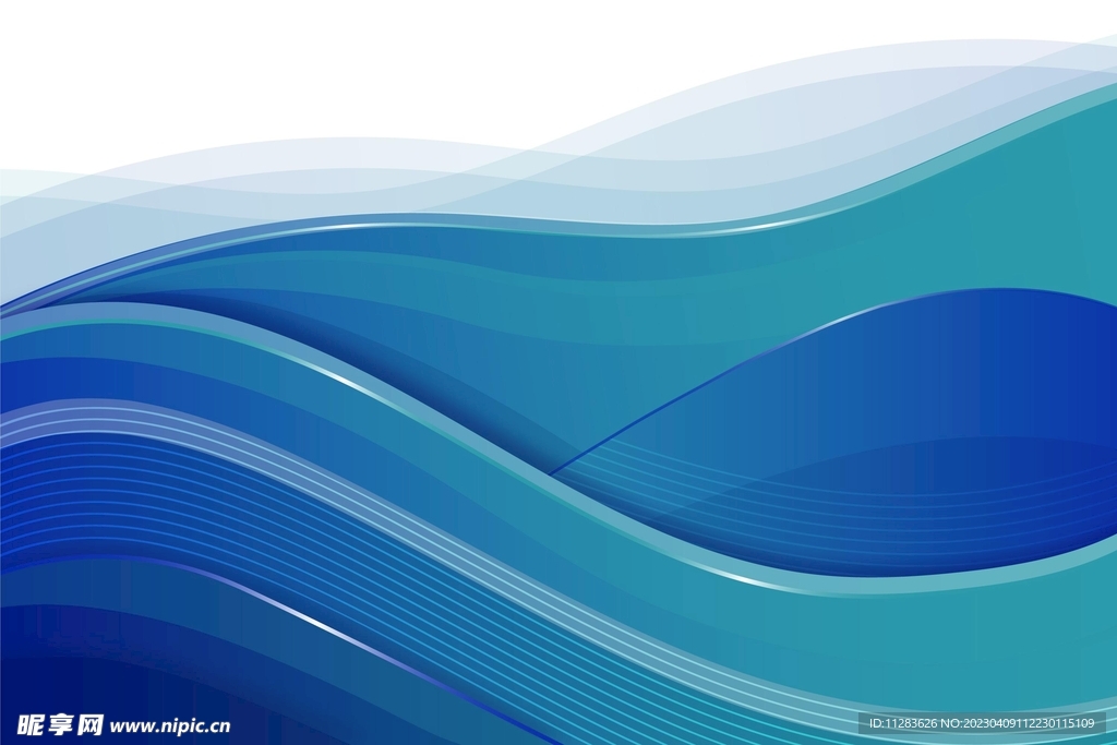 动感波浪线背景