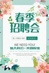 春季招聘会海报