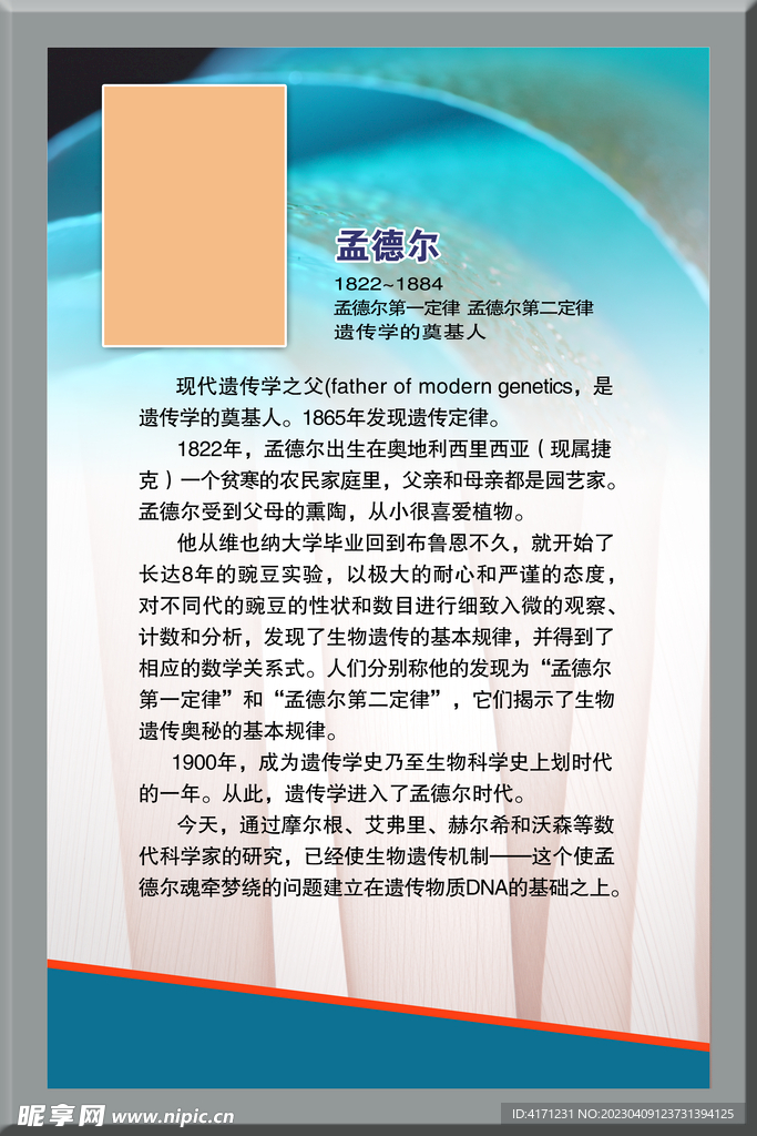 孟德尔 名人名言 