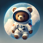 宇航员小熊
