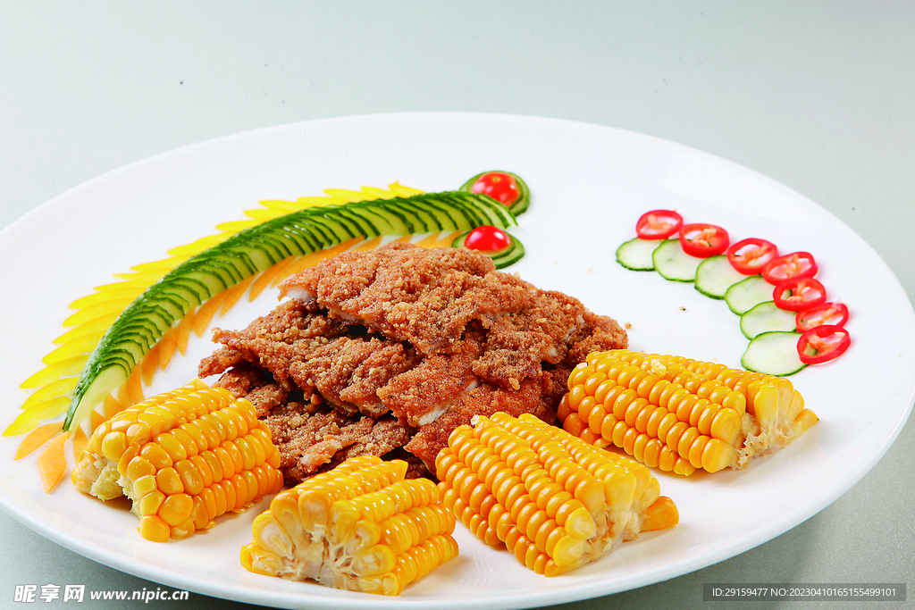 玉米肉排