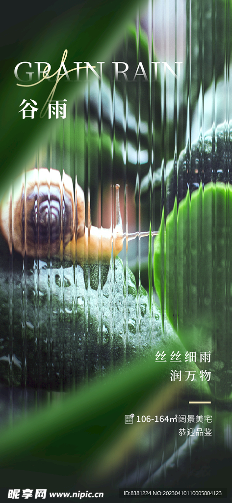 谷雨节气海报