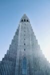 国外金字塔型钟楼教堂建筑