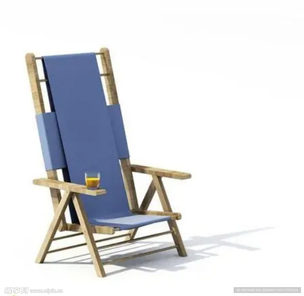 C4D模型躺椅
