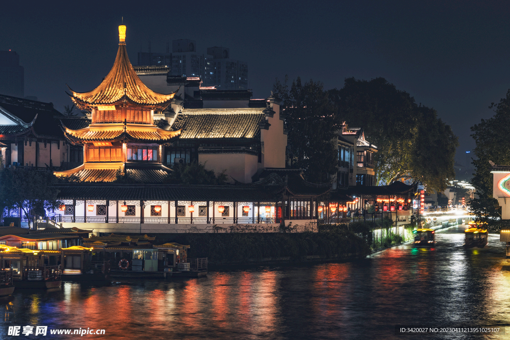 秦淮河夜景