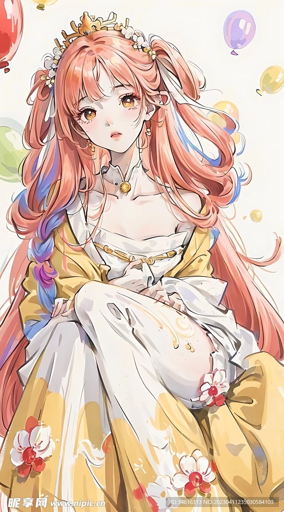 美女水墨壁纸