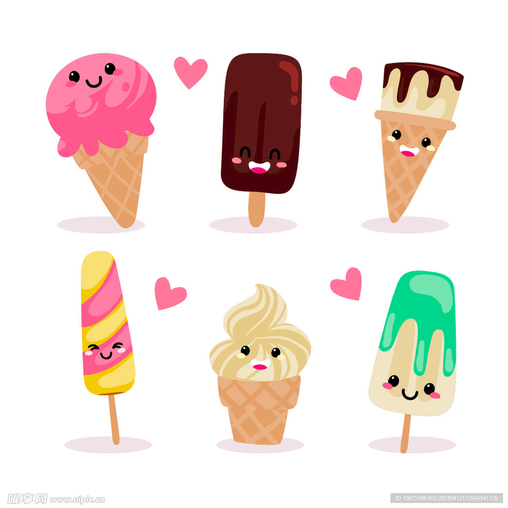 卡通冰淇淋