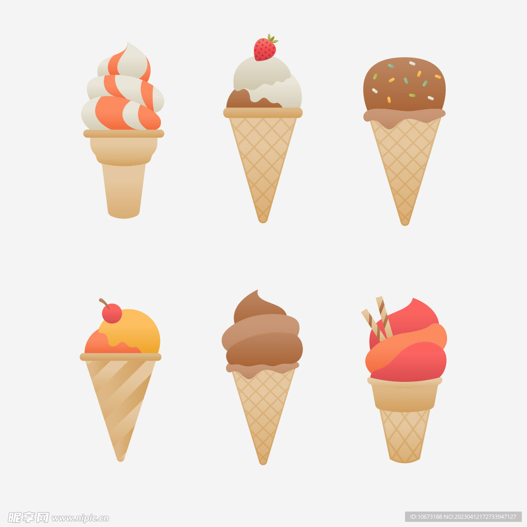 卡通冰淇淋