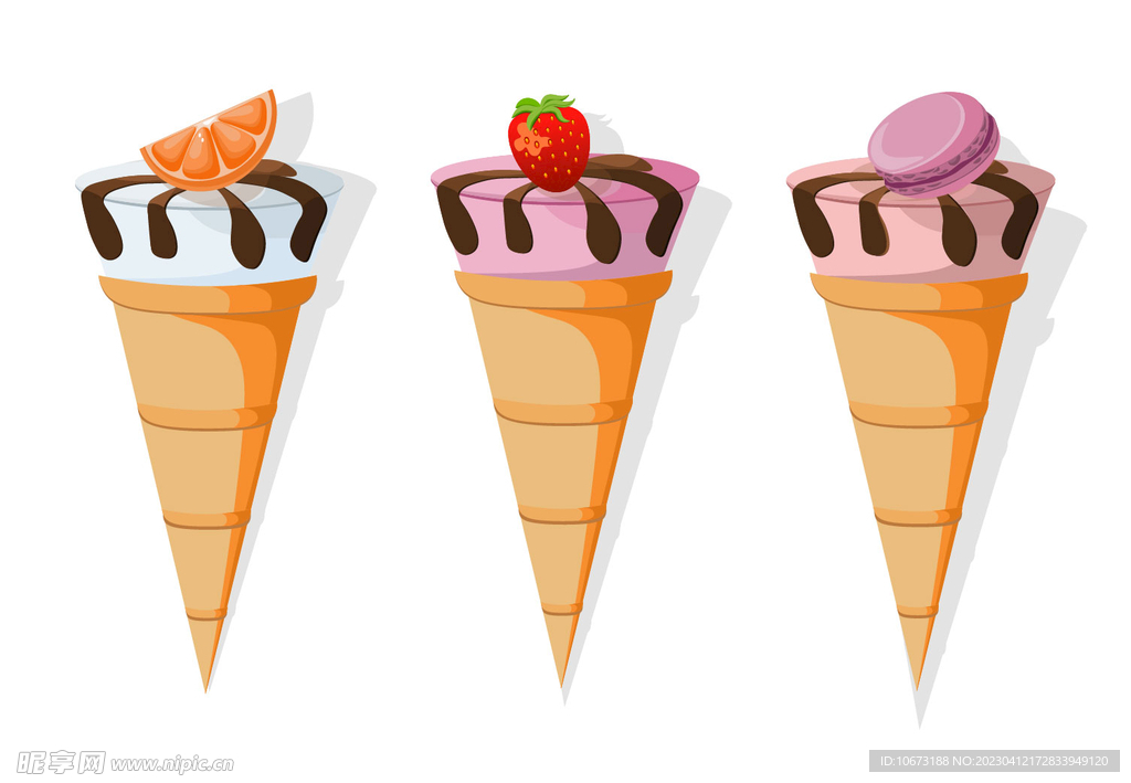 卡通冰淇淋