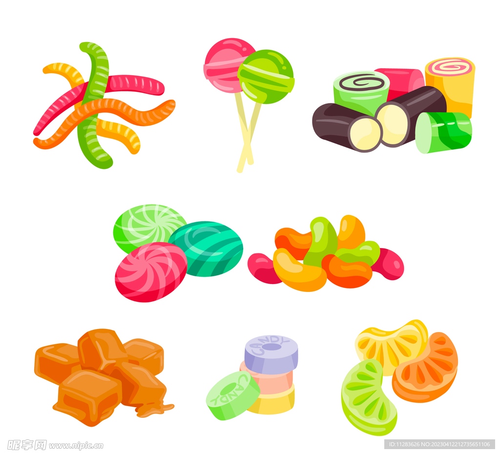 糖果插画