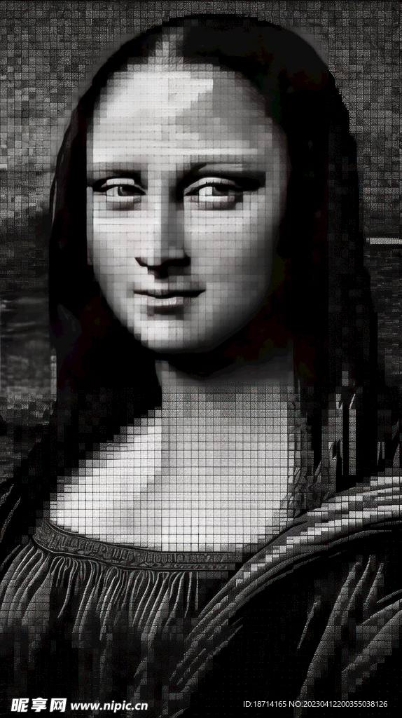 ASCII码Mona Lisa