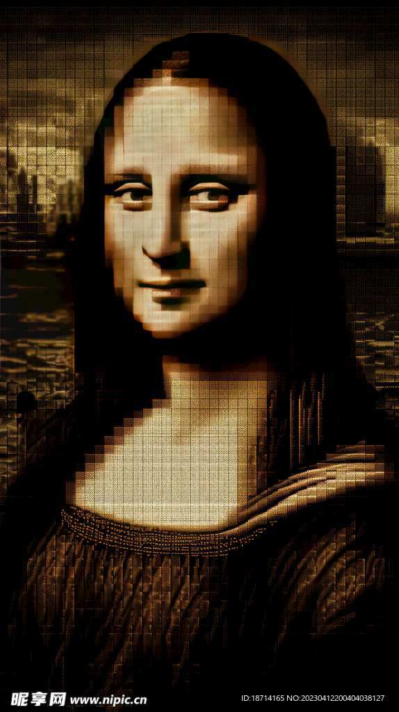 ASCII码Mona Lisa