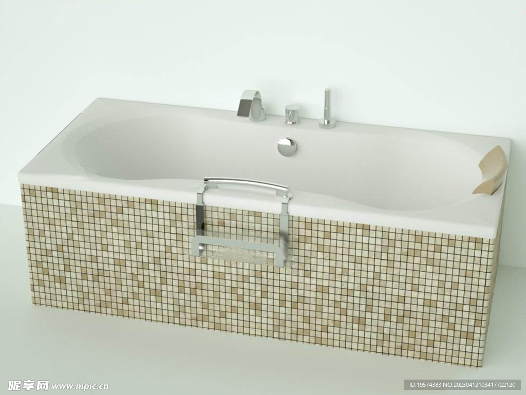  C4D模型浴缸