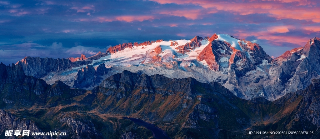 山峰山峦山川雪山高清图片