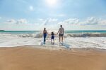 夏天海浪沙滩