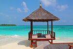 夏天海浪沙滩