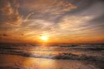夏天海浪沙滩