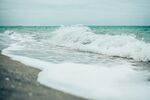 夏天海浪沙滩 
