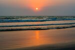 夏天海浪沙滩