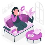 喝茶女人