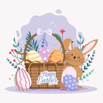 可爱卡通兔子