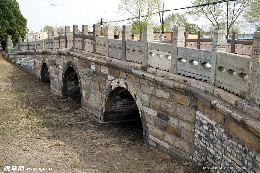 沈阳古建筑永安桥石桥