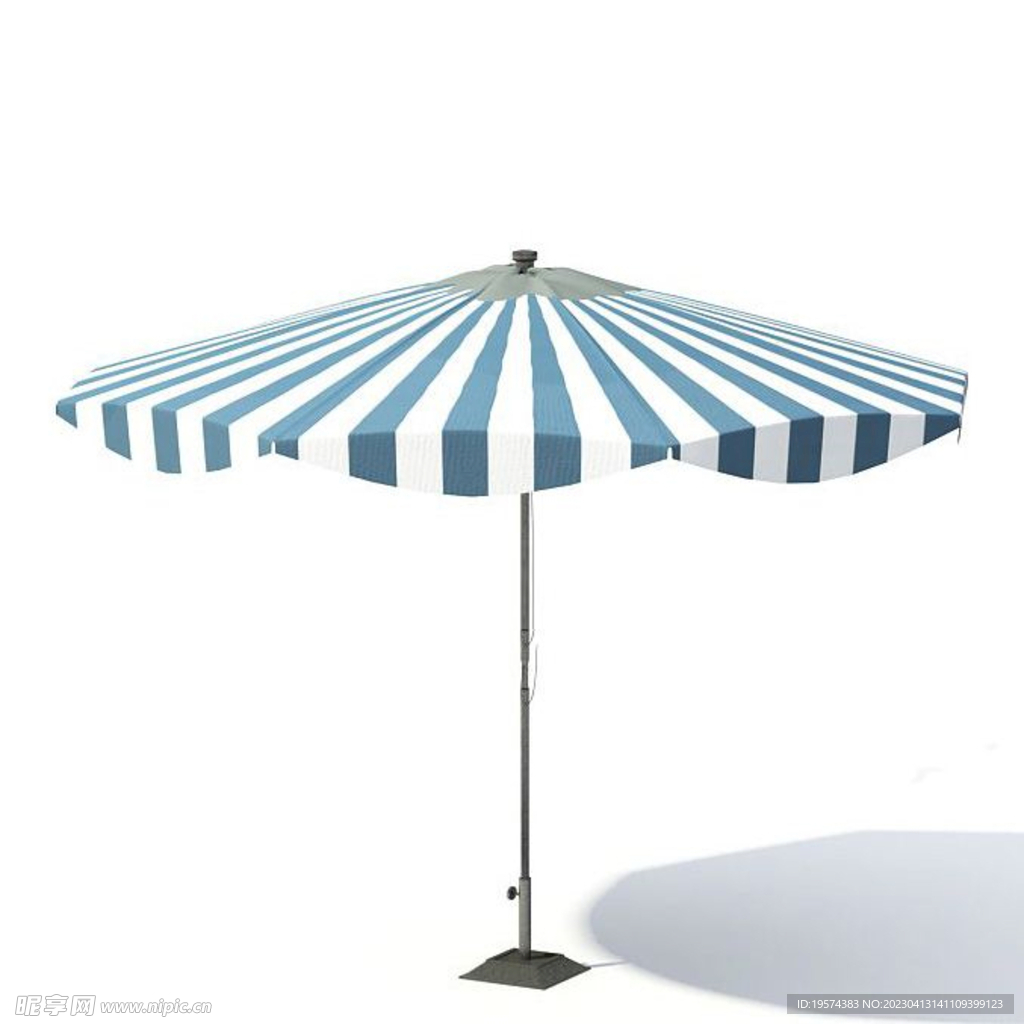 C4D模型遮阳伞