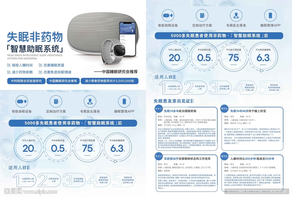 失眠非药物 智慧睡眠系统