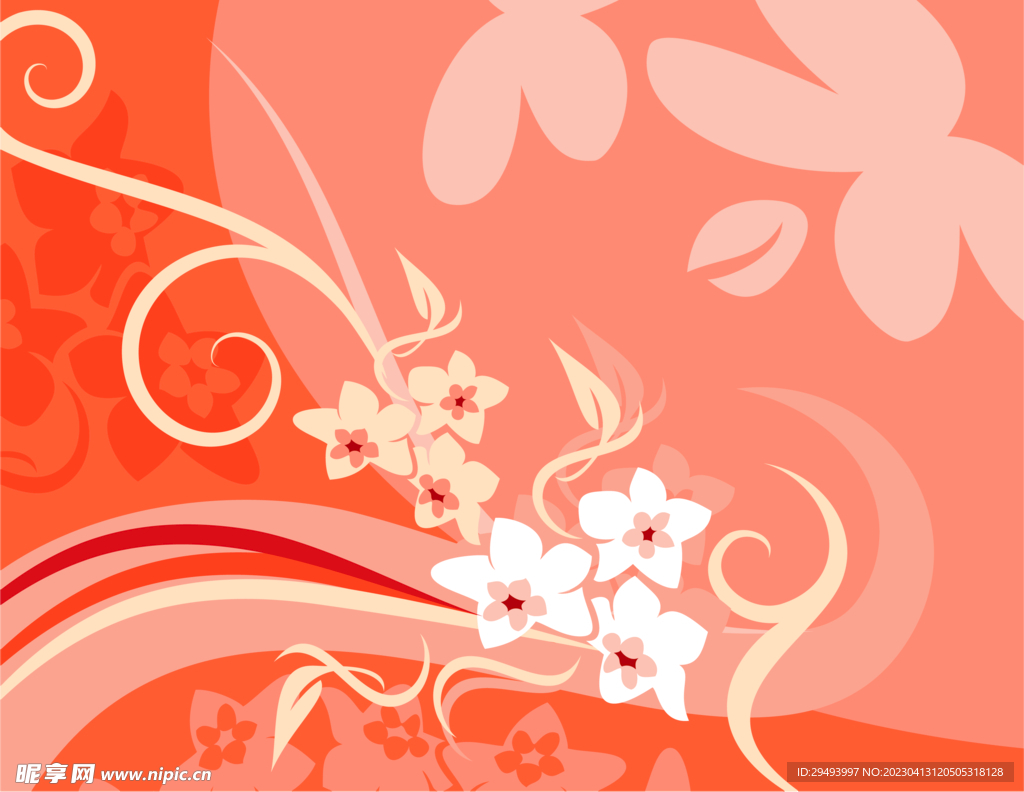 背景花纹
