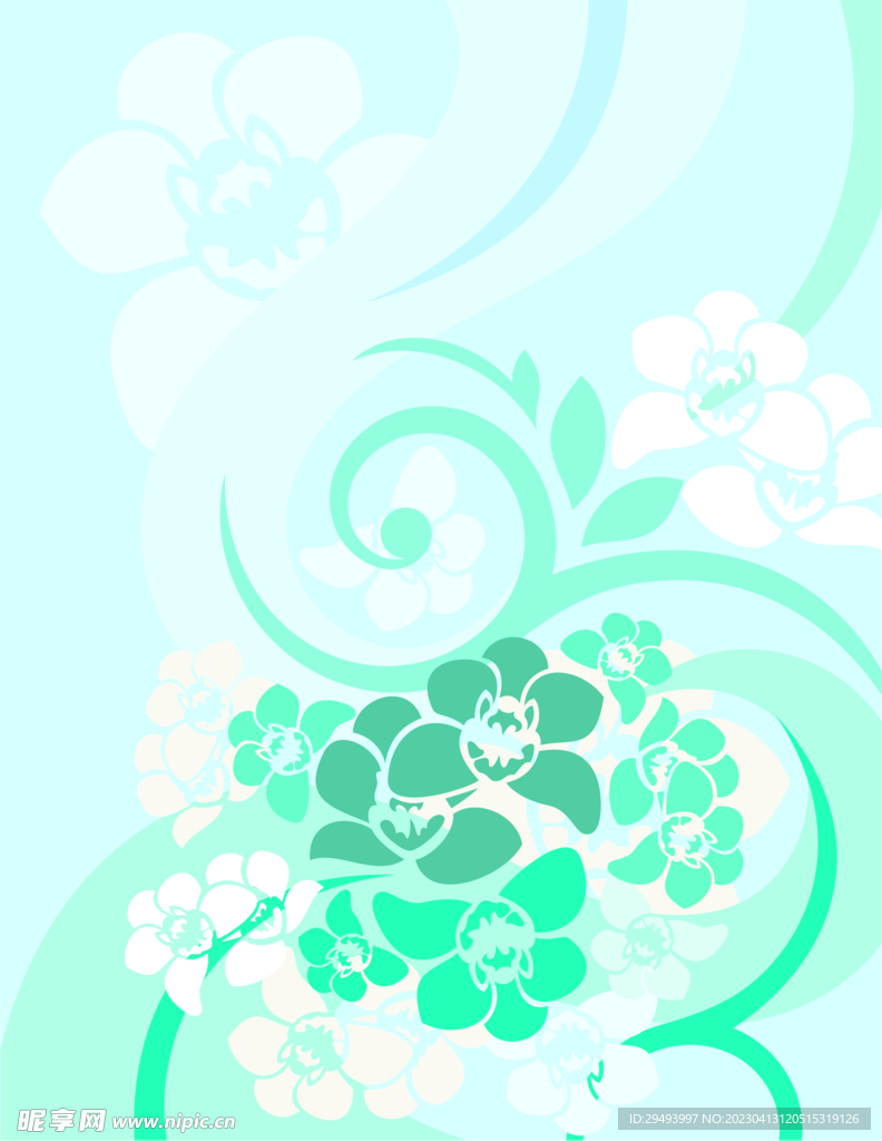 背景花纹