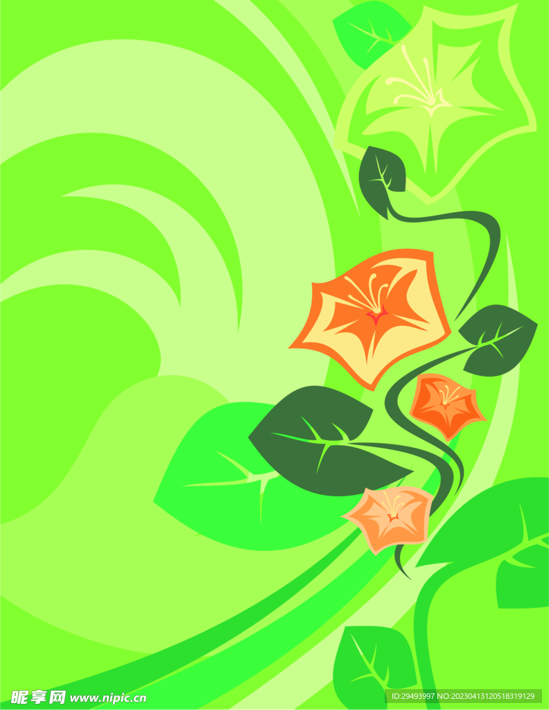 背景花纹