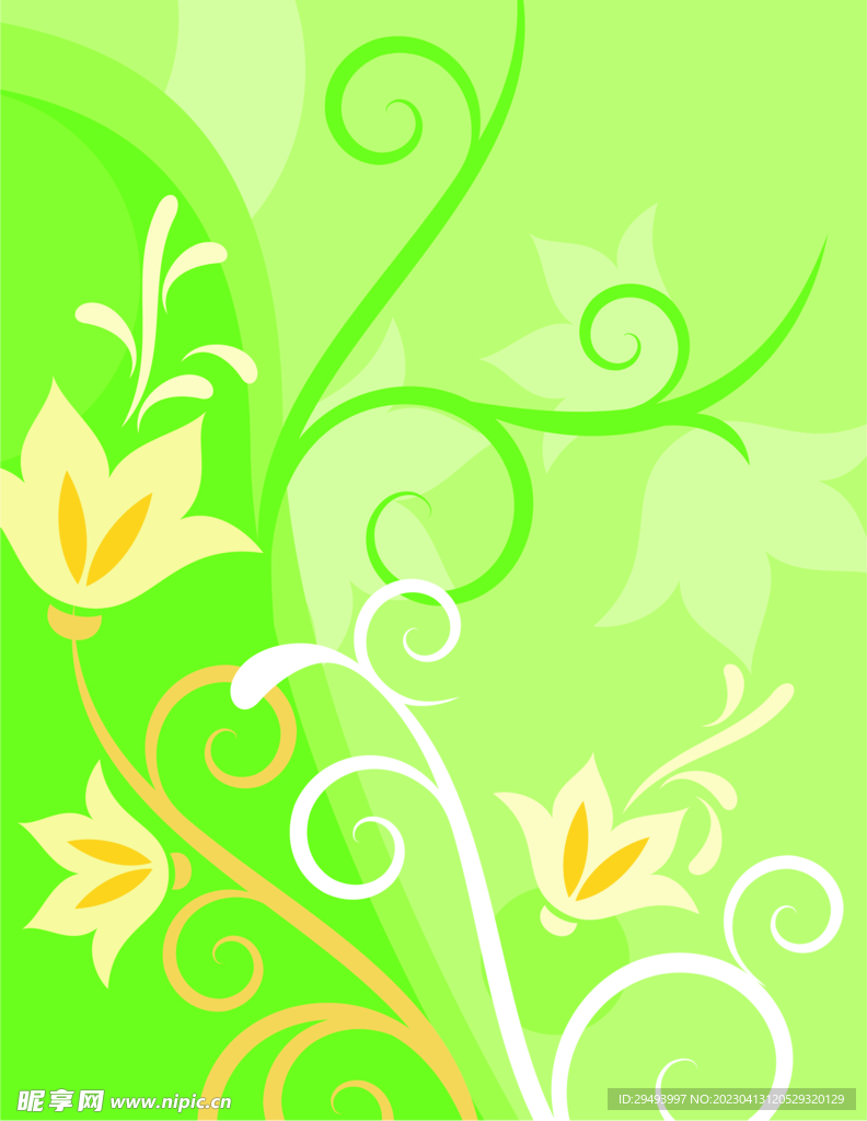 背景花纹