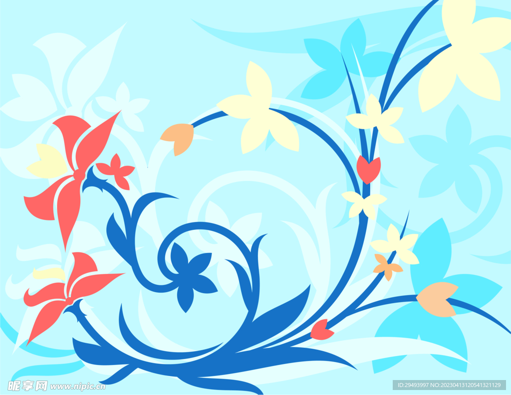 背景花纹