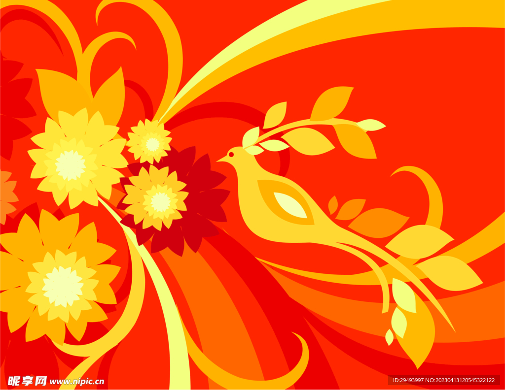 背景花纹