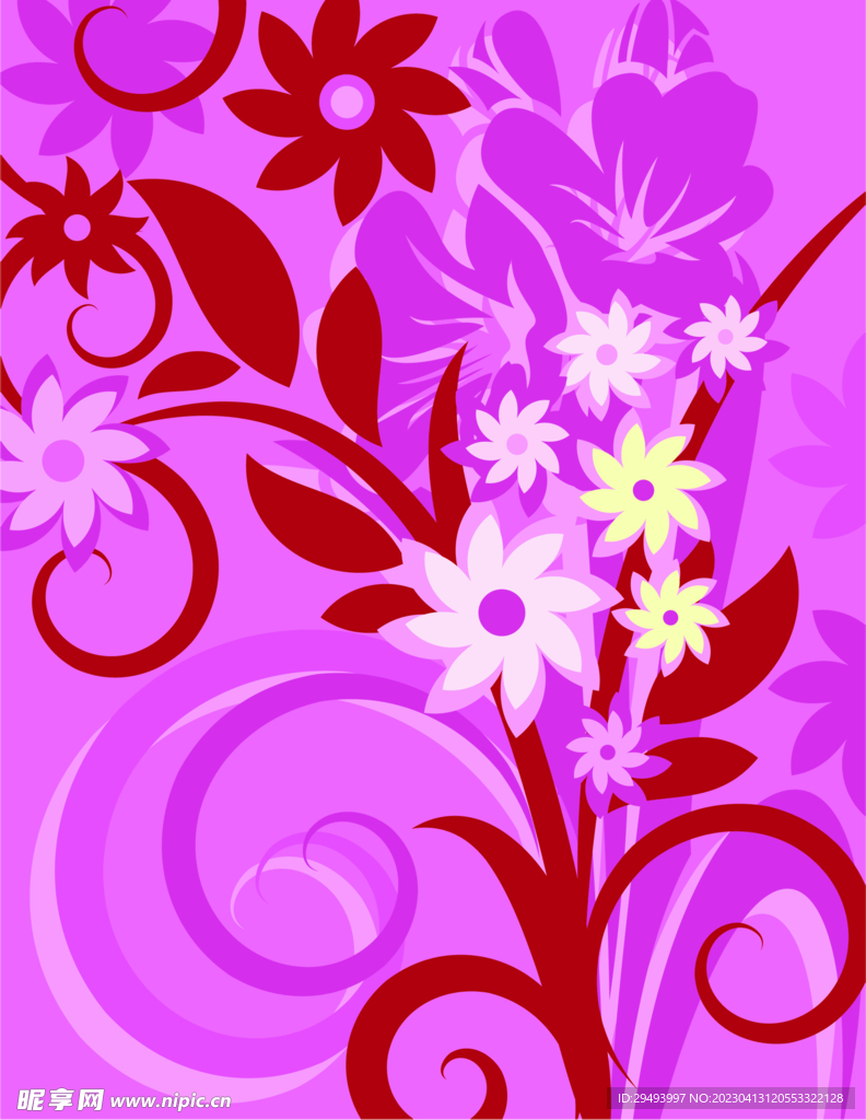 背景花纹