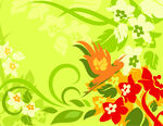 背景花纹