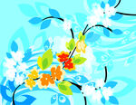 背景花纹