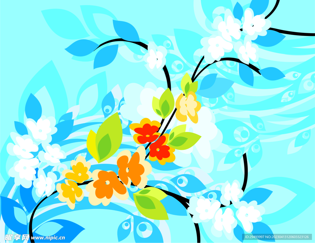 背景花纹