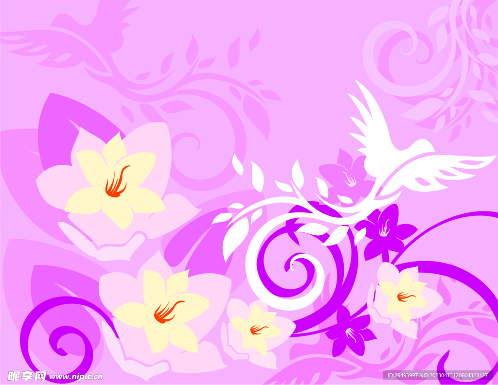 背景花纹