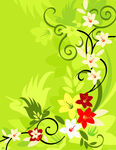 背景花纹