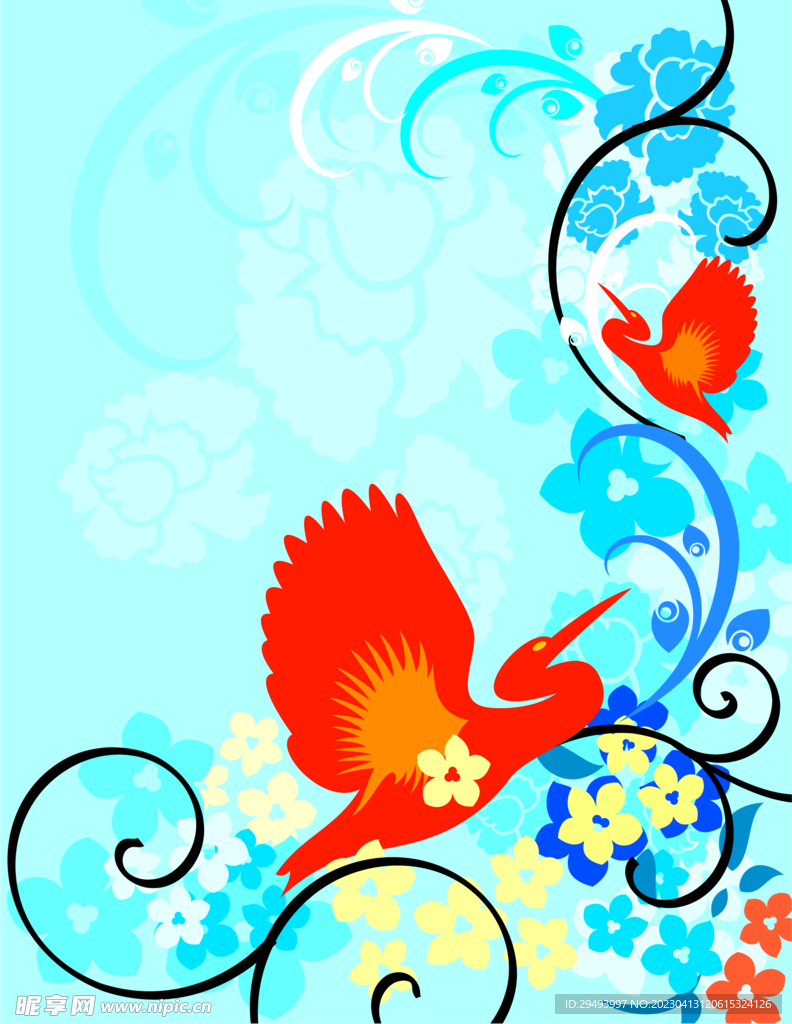 背景花纹