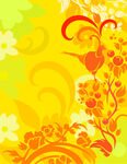 背景花纹